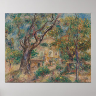 Poster La Ferme des Collettes, Cagnes Auguste Renoir