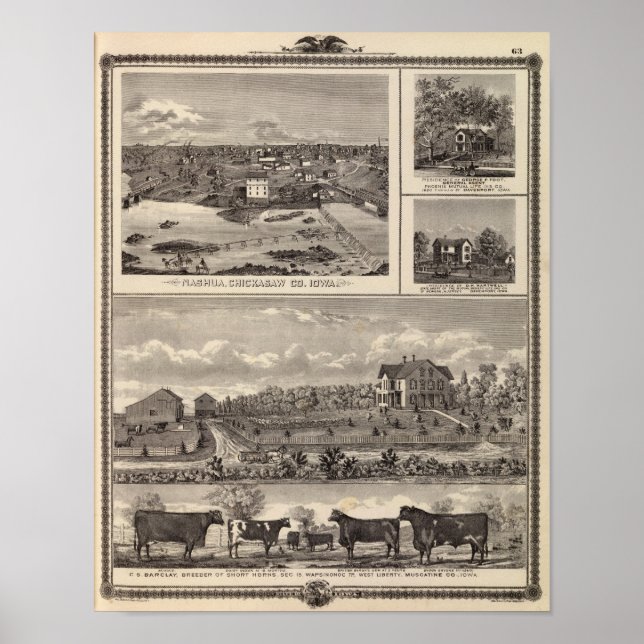 Poster La ferme et la résidence de Nashua (Devant)