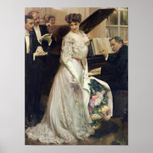 Poster La fête, 1906
