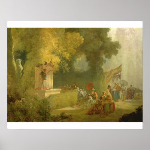 Poster La fête au Saint-Nuage, coordonnée du spectacle de