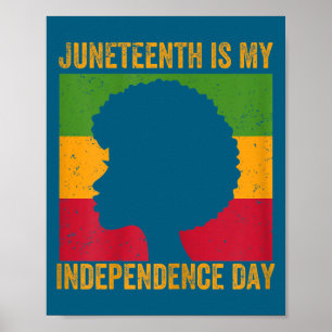 Poster La fête de la liberté des femmes Juneteenth - 19 j
