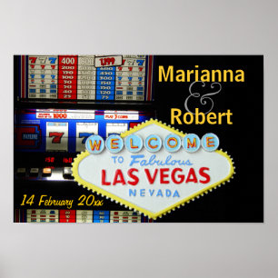 Poster La fête de Las Vegas personnalisée est ici