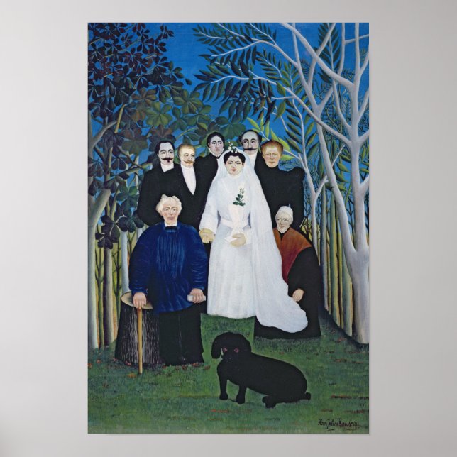 Poster La fête de mariage, vers 1905 (Devant)