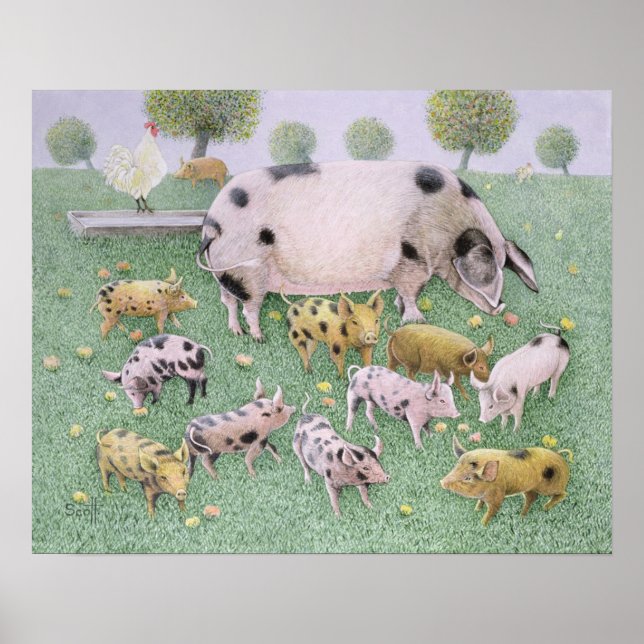 Poster La fête des pommes (Devant)