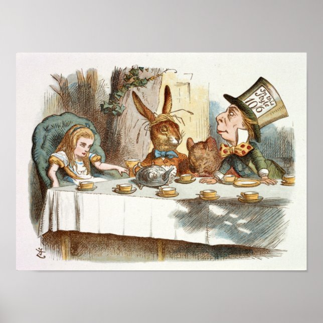 Poster La fête du thé d'Alice (Devant)