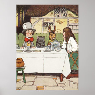 Poster La Fête du thé fou