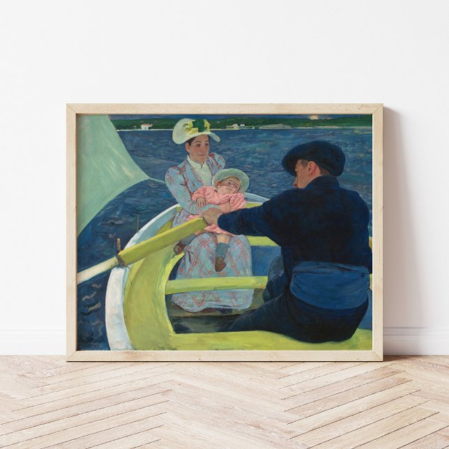 Poster La fête nautique | Mary Cassatt (Créateur téléchargé)