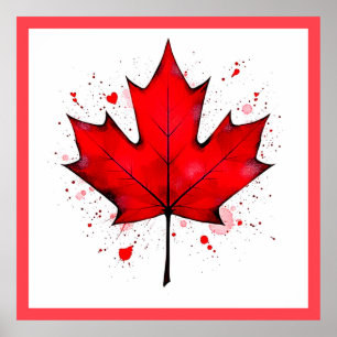 Poster La feuille d'âme du Canada
