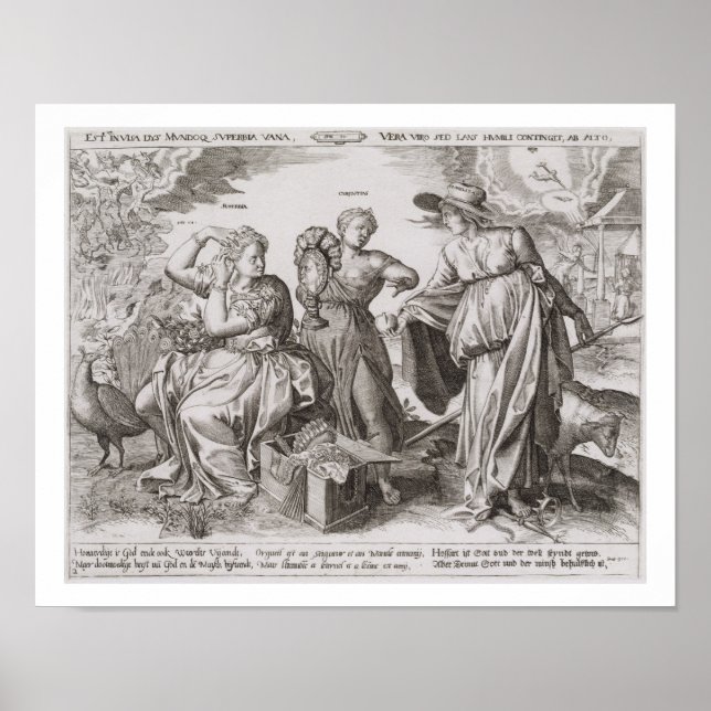 Poster La fierté est un ennemi de Dieu et du monde, mais  (Devant)