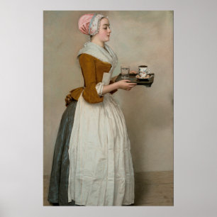 Poster La fille au chocolat de Jean-Étienne Liotard