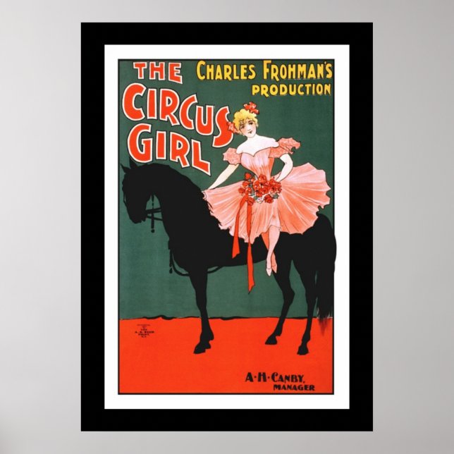 Poster La fille de cirque (Devant)