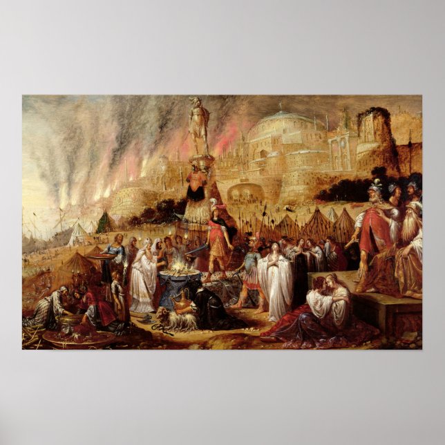 Poster La fille de Jephthah, 1643 (Devant)