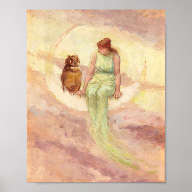 Poster La fille de la sorcière par l'église Frederick Stu (Devant)