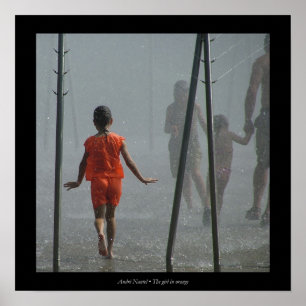 Poster La fille en orange