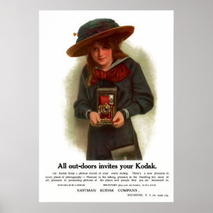 Poster La Fille Extérieure. Vers 1911.