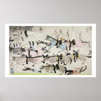 Poster La fin de la bataille (encre sur papier)