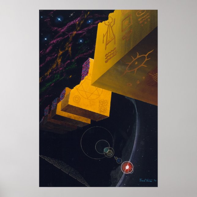 Poster La fin du voyage pour trouver Dieu (Devant)