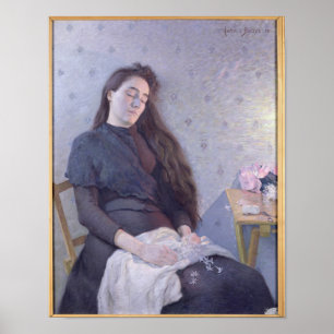 Poster La fleuriste endormie, 1892