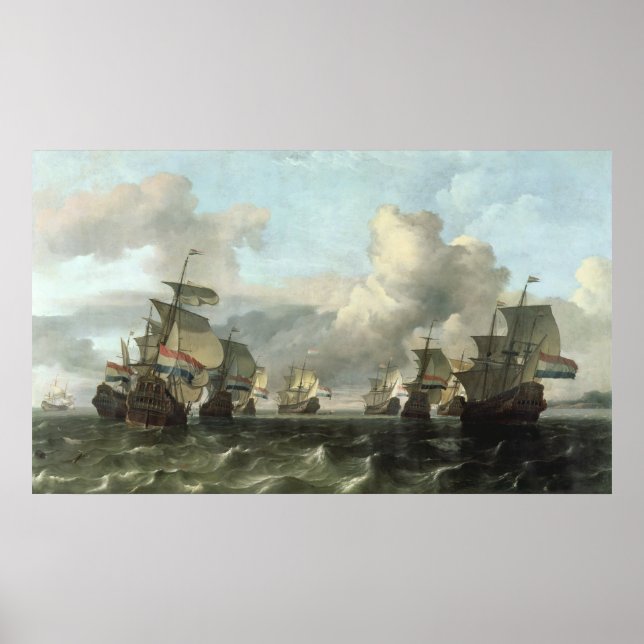 Poster La flotte hollandaise de la Compagnie des Indes, 1 (Devant)