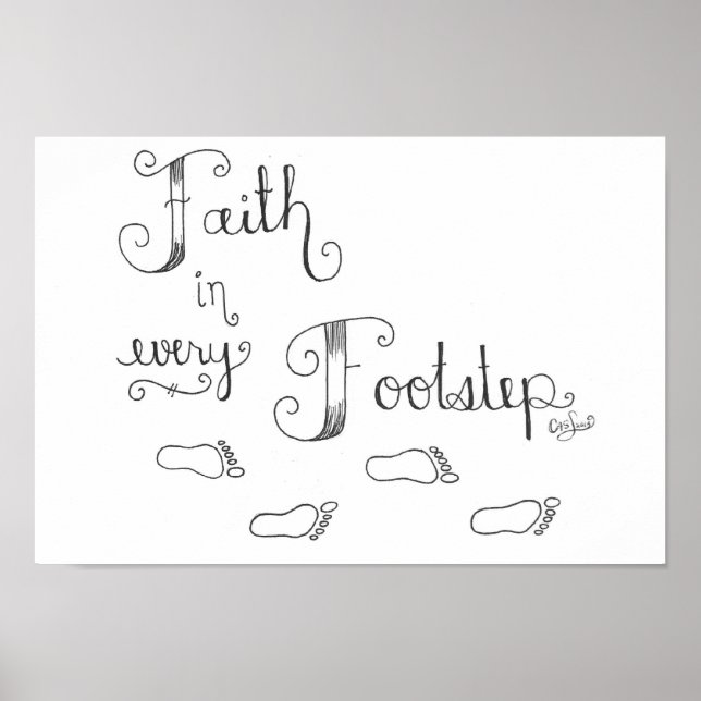 Poster La foi dans chaque pas (Devant)