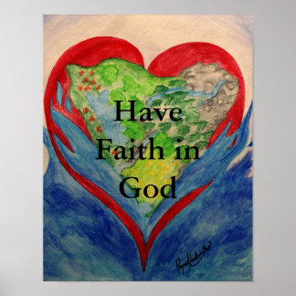 Poster La foi en Dieu