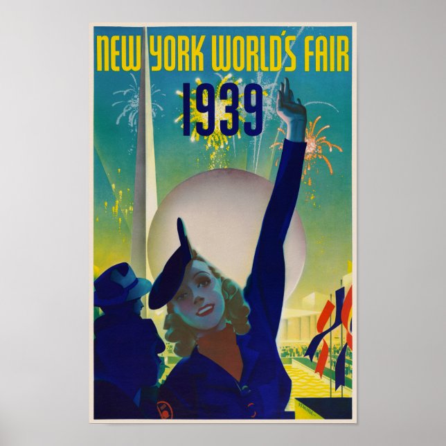 Poster La Foire mondiale de New York 1939 (Devant)