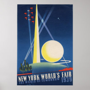 Poster La Foire mondiale de New York 1939