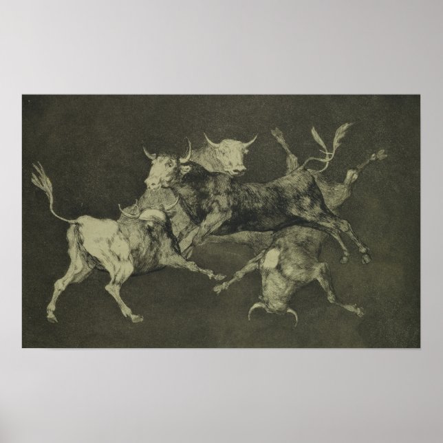 Poster La folie des taureaux (Devant)
