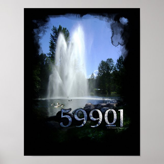 Poster La fontaine (Devant)