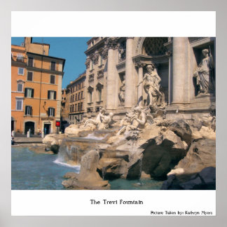 Poster La fontaine de Trevi