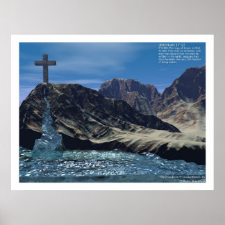 Poster La Fontaine Des Eaux Vivantes