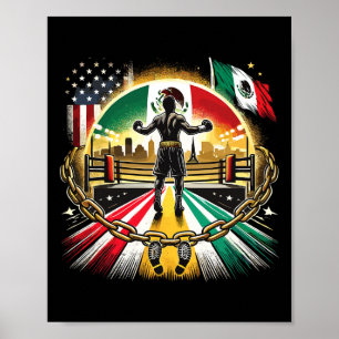 Poster La Force Et La Gloire Du Champion Mexicain De Boxe