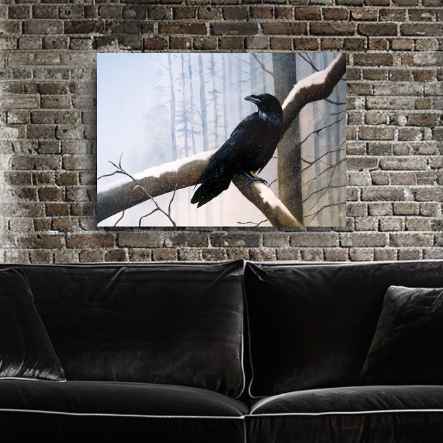 Poster La forêt de Raven d'hiver (Créateur téléchargé)