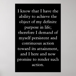 Poster La formule - Pensez et gagnez en richesse