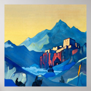 Poster « La forteresse de l'esprit » de Nicholas Roerich