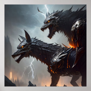 Poster La foudre Cyborg Wolves