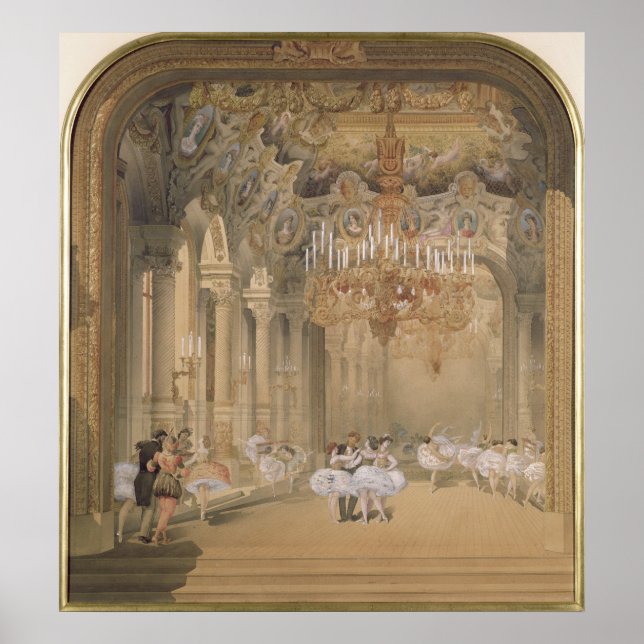 Poster La Foyer de l'Opéra pendant l'Intervalle (Devant)