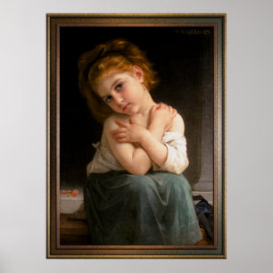 Poster La Frileuse par William-Adolphe Bouguereau