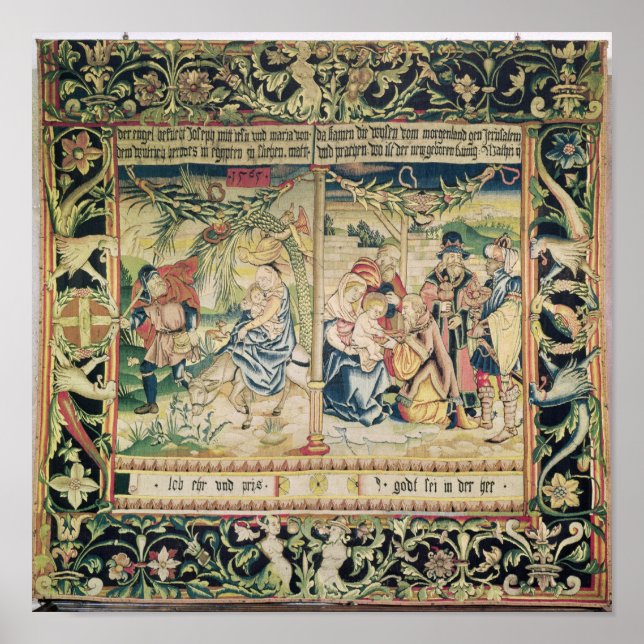 Poster La fuite en Egypte et l'adoration de (Devant)