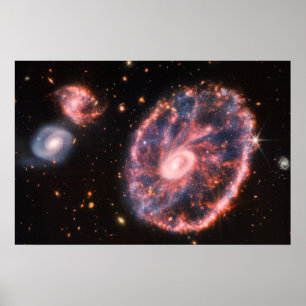 Poster La Galaxie des roues motrices   MIRI et NIRCam   J