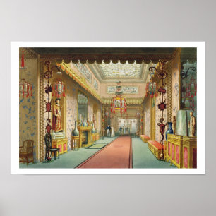 Poster La galerie chinoise, des 'vues du Pavi royal