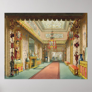 Poster La galerie chinoise, des 'vues du Pavi royal