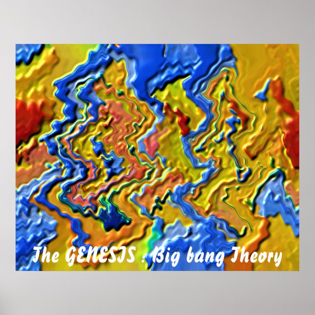 Poster La GENÈSE : Théorie du Big bang (Devant)