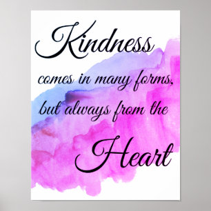 Poster La gentillesse vient du coeur