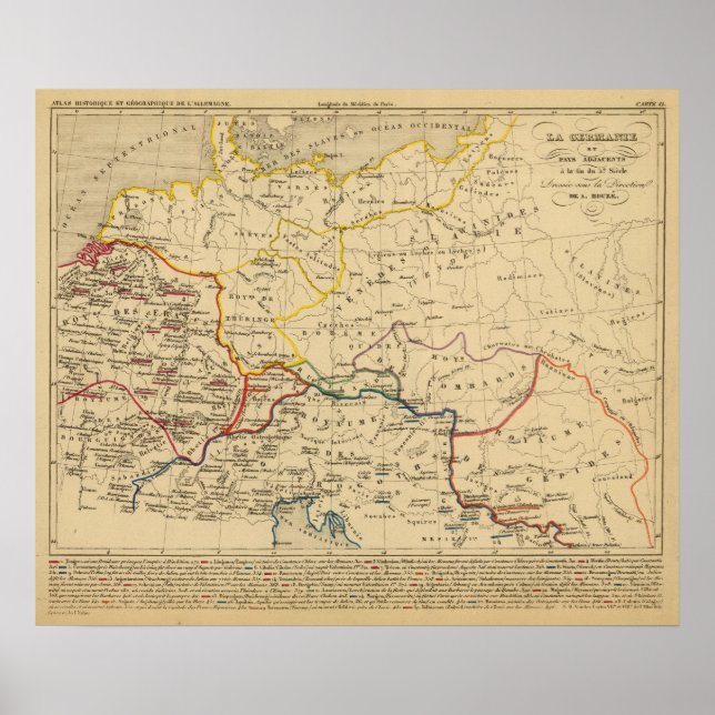 Poster La Germanie a la fin du 5e siecle (Devant)