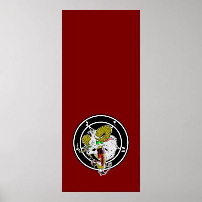 Poster La gile folle de Baphomet (Devant)