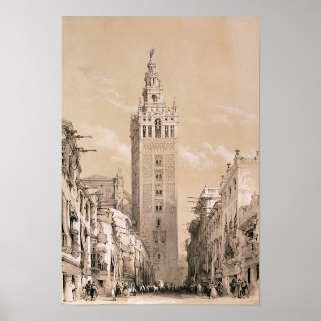 Poster La Giralda, Séville (Devant)