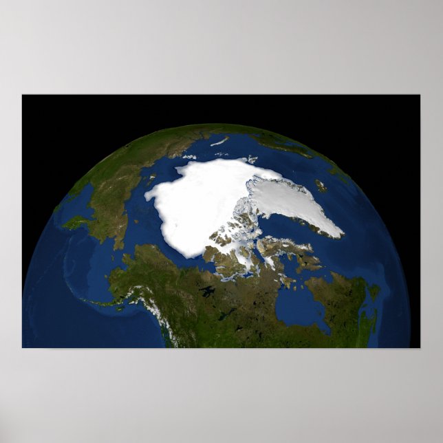 Poster La glace de mer arctique en 2005 (Devant)