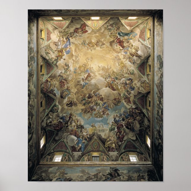 Poster La gloire céleste et le triomphe de (Devant)