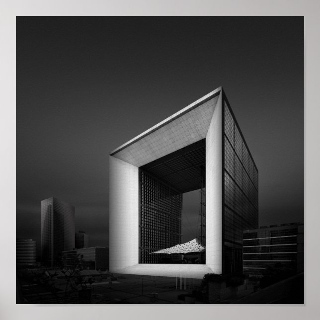 Poster La Grande Arche de la Fraternite, Paris, France (Devant)